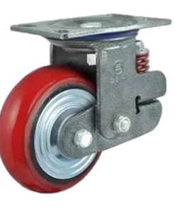 Bánh xe PU lò so giảm xóc xoay phi 200 - 45A05-1138