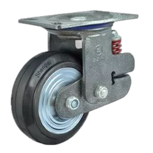 Bánh xe cao su lò so giảm xóc xoay phi 150 - 45A03-1147