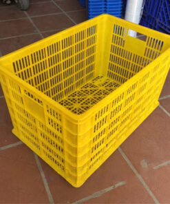 Sóng Nhựa Hở 5 Bánh Xe – Kt: 780x500x430 Mm